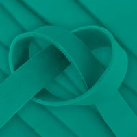 Turquoise 25 mm Lanière en cuir graissé (cuir Pull-Up) - Ca. 140 cm