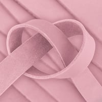 Lilac 30 mm Greased Leather Strap (Pull-Up Leather) - 140 cm