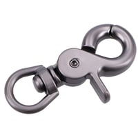 Swivel eye Clip Carabiner 'Matt Nickel' 60 mm
