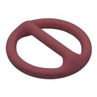 Luxe Silicone Stop/bar O-ring Marroon 20 x 4 mm