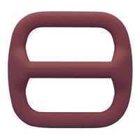 Luxe Silikon Tri Glide Maroon 20 x 4 mm