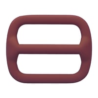 Luxe Silicone Tri Glide Maroon 25 x 4 mm