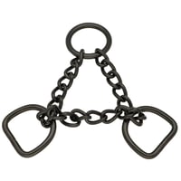 Rostfreier Stahl Verbindungshalskette 21 cm Schwarz