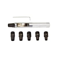 Set di perforatori rotondi in pelle Maxi