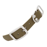 Military Olive - 25 mm adaptateur BioThane avec rivets