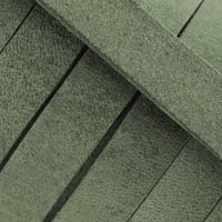 15 mm Moss Green Nubuck Leather Band (Pull-Up Leather) per meter