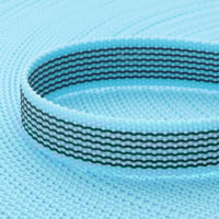 Textile PPM Webbing 'Baby Blue' 20 mm With Rubber Tracers