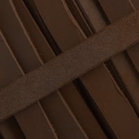 10 mm Brown Greased Leather Band (Pull-Up Leather) per meter