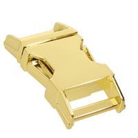 Metal Side Release Buckle - Brass Plated 20 mm