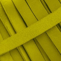 15 mm Lime Green Greased Leather Band (Pull-Up Leather) per meter