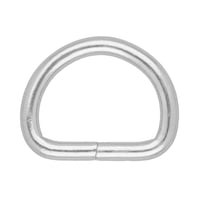 Nickel Plated 16 x 3 mm D-ring