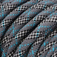 Tartan Grey & Blue - Dog Leash Rope - Ø 8 mm PPM
