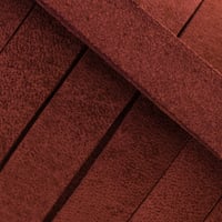 25 mm Bordeaux Nubuck Leather Band (Pull-up Leather) per meter