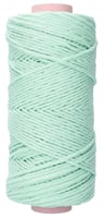 Pastel Mint Corde de coton Macrame 3 mm (simple brin) - 150 m - 500 grammes