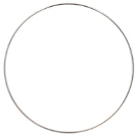 18 cm Makramee Metall Kreis Ring