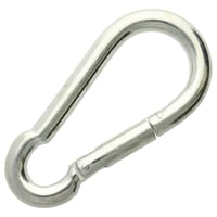 Zinc Plated Carabiner 10 cm x 10 mm