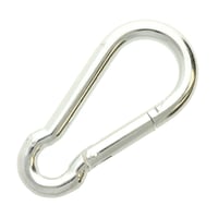 Zinc Plated Carabiner 80 x 8 mm