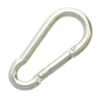 Zinc Plated Carabiner 50 x 5 mm