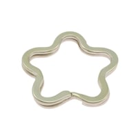 Steel 34 x 3 mm Star Shaped Split Ring