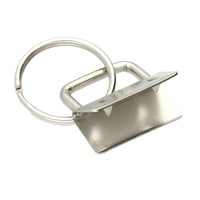 25 mm - Silver - Crimp End with Split Ring