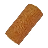 Caramel Braun #498 - 0,75 mm - Linhasita Gewachstes Polyester Cord (PE-3)
