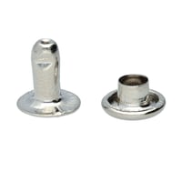 Single Cap Rivet 'Nickel Plated' 7 mm