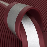 Wine Red (WN521) Reflective BioThane 'BETA' ® 25 mm - 2.5 mm Per Meter