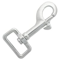 Stainless Steel Snap Hook 75 mm - ⧄ 25 mm - 10 Pieces