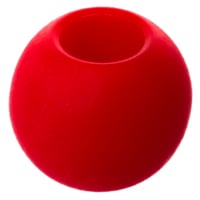 Round Plastic Bead - Red