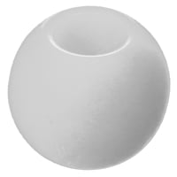 Perle Plastique Ronde - Light Gris