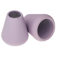 Silicone Pastel Purple 6 mm Cord End Cone