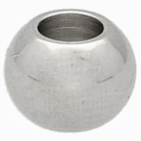 3 mm - Stainless Steel Round Bead - Silver