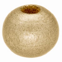 2.5 mm - Wooden Ball Bead - Gold