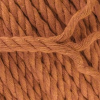 Hazel Brown 5 mm Macramé Twisted Cotton Rope