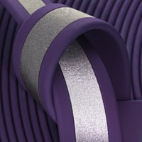Violet (VI521) Reflective BioThane 'BETA' ® 19 mm - 2.5 mm Per Meter