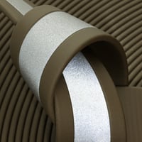 Military Olive (OD521) Reflective BioThane 'BETA' ® 19 mm - 2.5 mm Per Meter