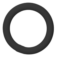 Black Silicone 20 x 4 mm Stainless Steel O-ring