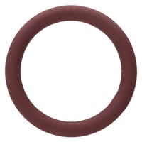 Silicone Maroon 25 x 4 mm Anneau en O en acier inoxydable