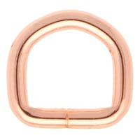 Roségold 13 x 3 mm D-Ring