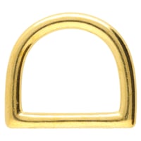 Brass 27 x 5 mm D-ring