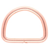 Roségold 40 x 5 mm D-Ring