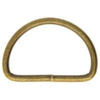 Antik Messing 50 x 4.5 mm D-Ring