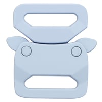 Silicone Bleu 20 mm Safe Lock Boucle