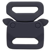 Silicone Bleu Marine 20 mm Safe Lock Boucle