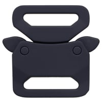 Navy Blue Silicone 25 mm Safety Buckle