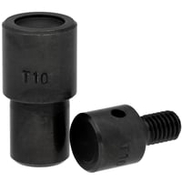 10 mm Doppelkappen Nietstempel Satz | Für Spindelpresse