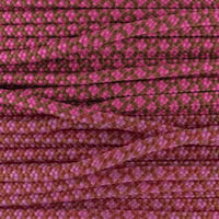 Hazelnut Brown & Passion Pink Diamond Paracord Type II