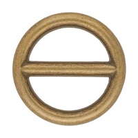 Antique Brass 15 x 3 mm Stop/bar O-ring 