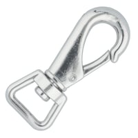 Nickel Plated 75 mm - ⧄ 20 Snap Carabiner 