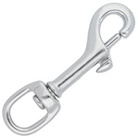 Chrome Plated Snap Hook 77 mm - Ø 13 mm